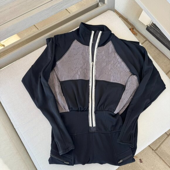 New Free People Movement Long Sleeve One Piece Jumpsuit Keepin Cozy Black XS - Picture 1 of 9